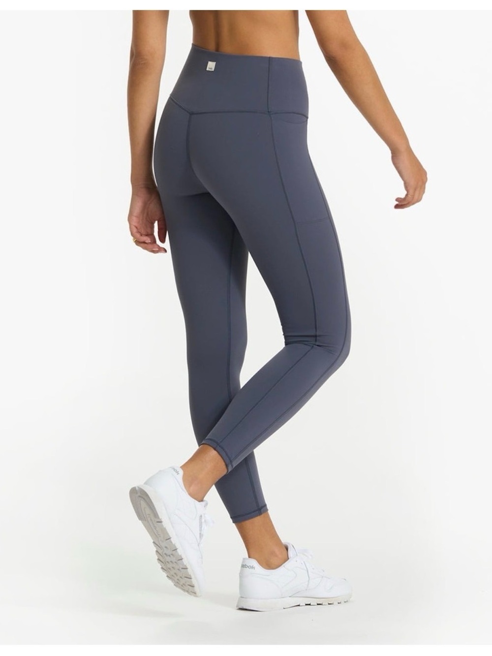 Vuori Studio Pocket Leggings Women’s Small Azure Blue High Rise 7/8